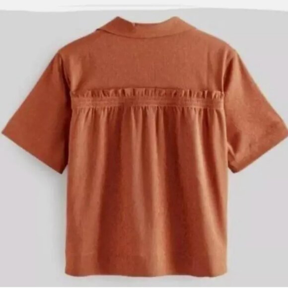 XS, S, M - ATHLETA - Echo Top Quick Drying Orange Rust NEW $99 msrp - Picture 5 of 6